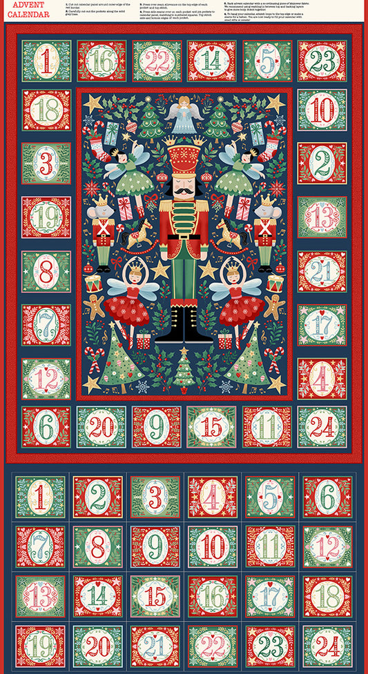 Nutcracker Advent Panel