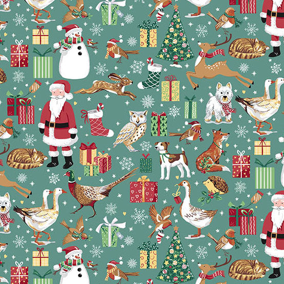 Christmas Friends - Teal