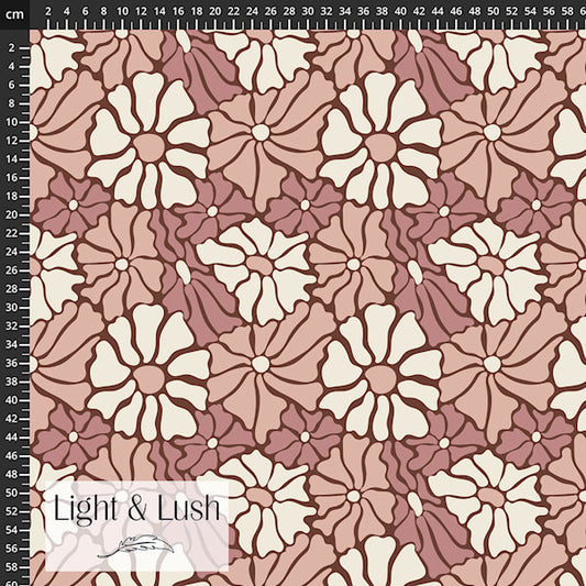 Retro Flowers - Viscose