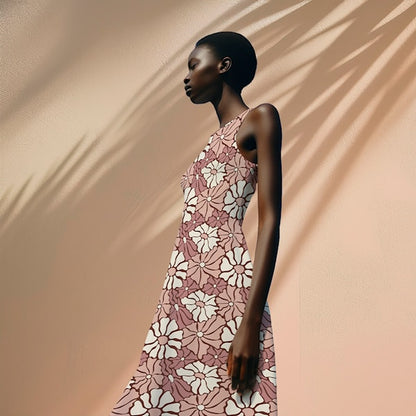 Retro Flowers - Viscose