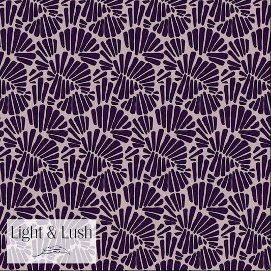 Purple Fan - Viscose