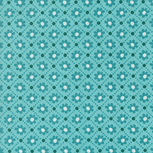 Geo Flower - Blue