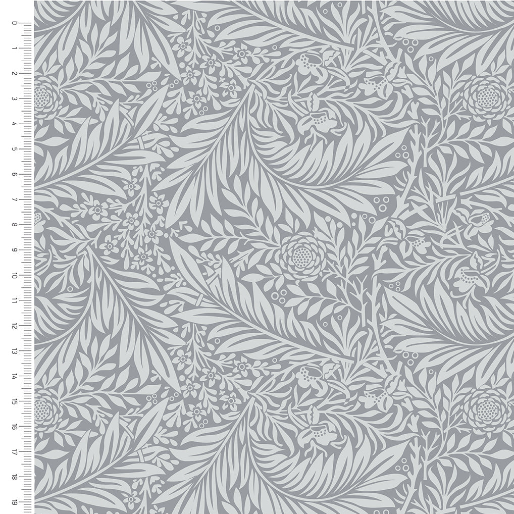 Larkspur - silver - 108"