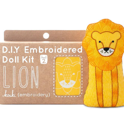 Lion Embroidery Kit