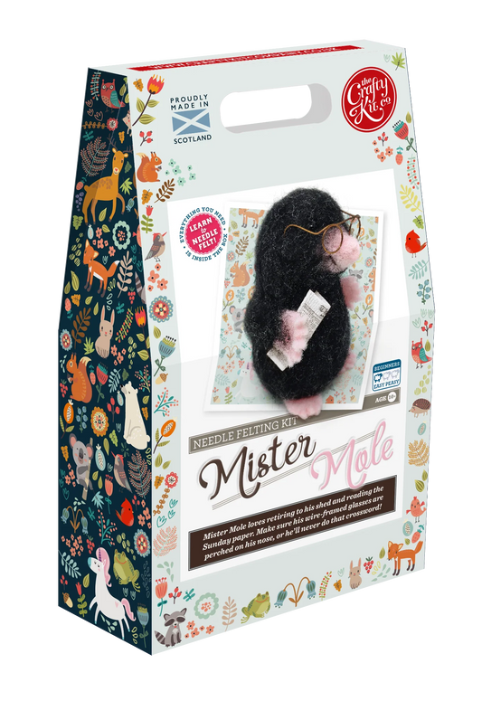 Mister Mole Needle Felting Kit