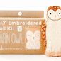 Barn Owl Embroidery Kit