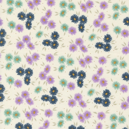 Flower Clusters - Navy