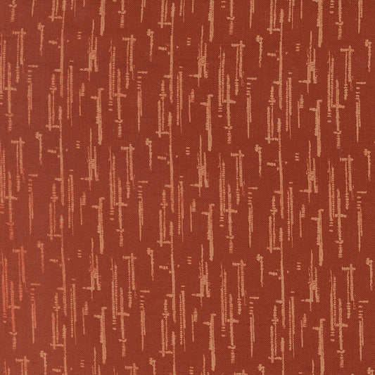 Textured Stripe - Rust
