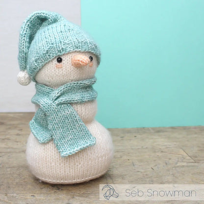 Seb the Snowman - Knitting Kit