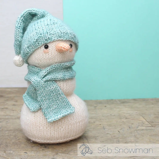 Seb the Snowman - Knitting Kit