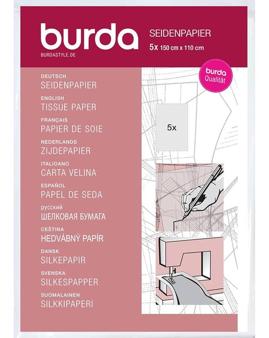 Burda Tissue Paper: 5 Sheets