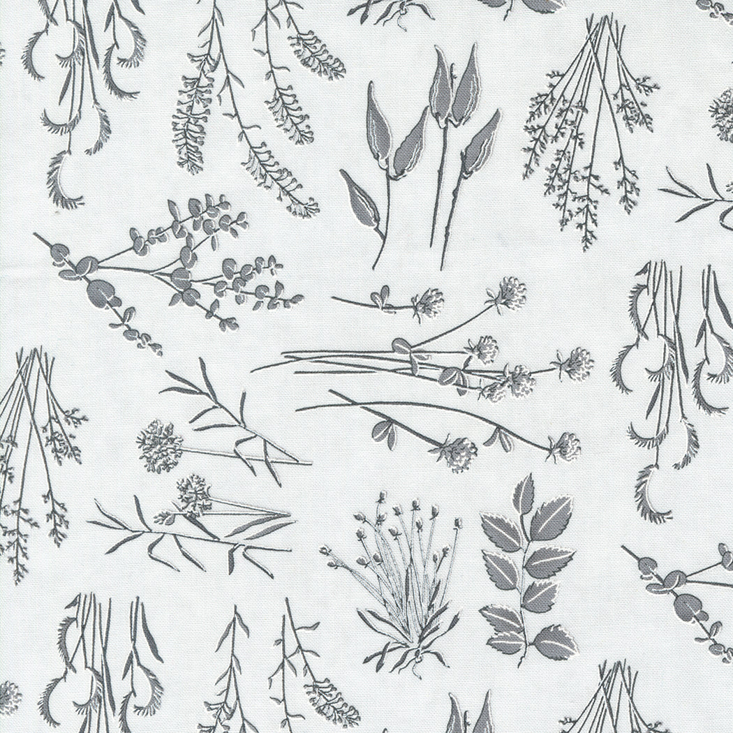 Flower Silhouette - Grey