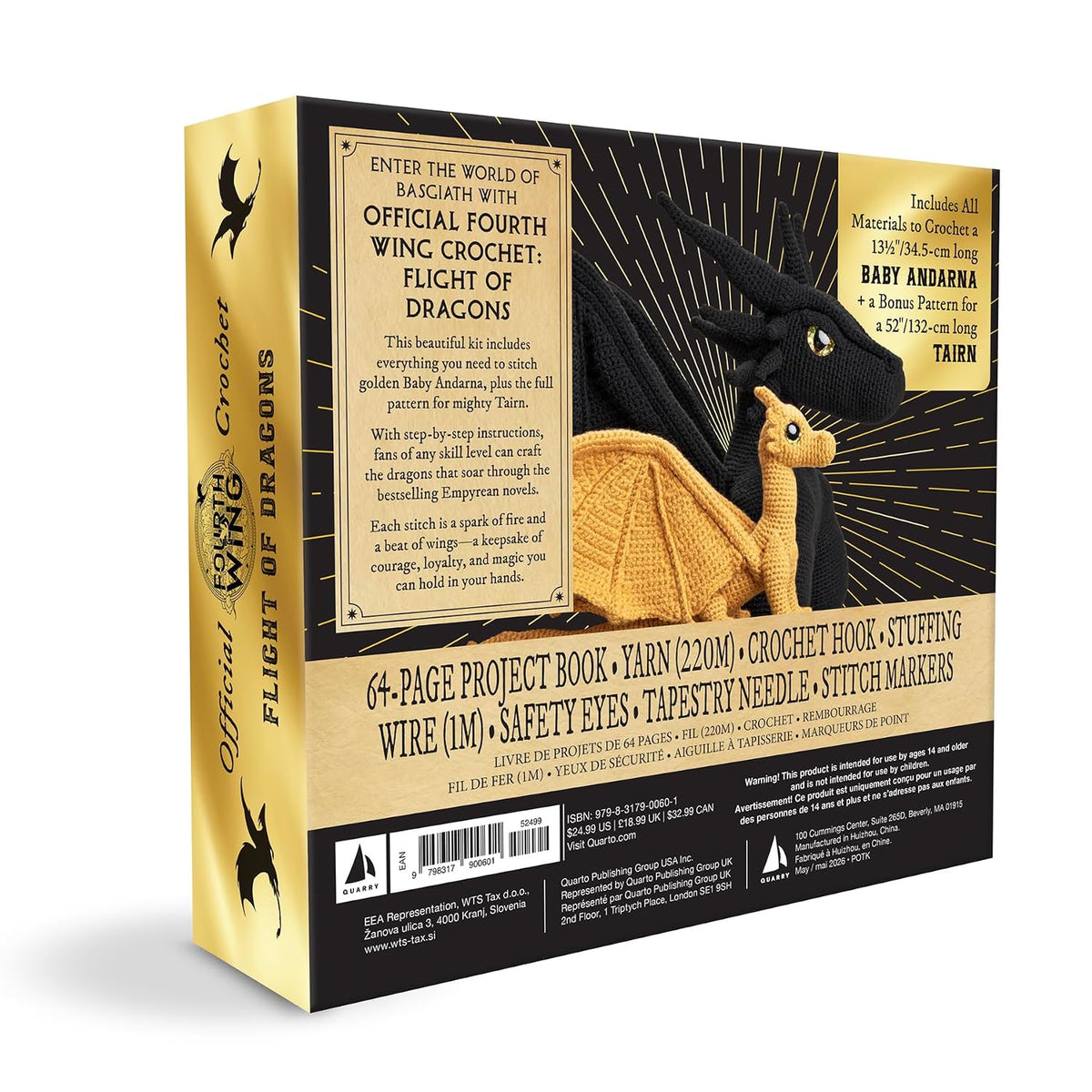 Official Fourth Wing Crochet: Flight of Dragons