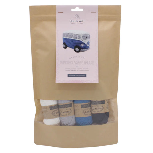 Blue Retro Van - Crochet Kit