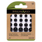 Snap Fasteners: Sew-on: Black: Assorted Pack of 20