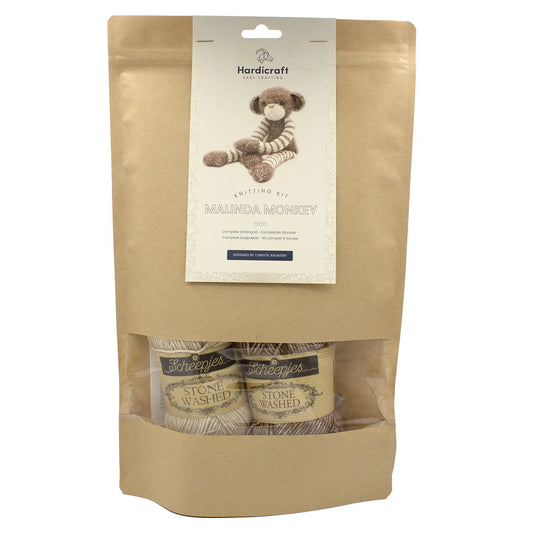 Malinda the Monkey - Knitting Kit