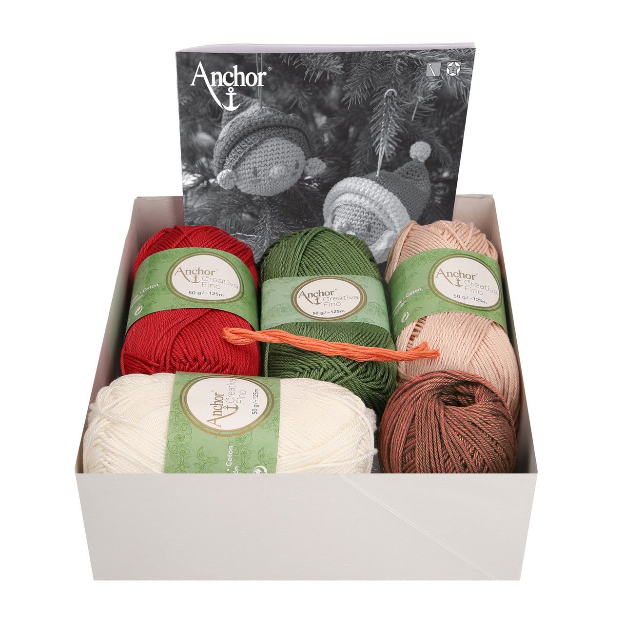 Crochet Kit: Creativa: Amigurumi: Santa and Elf Bauble