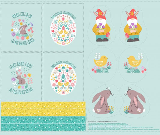 Spring Treats Easter bags & cut outs panel