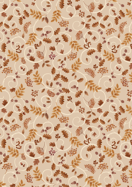 Cranborne scroll on natural