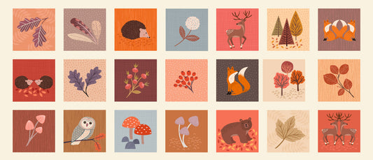 Nature trail 5" Squares panel