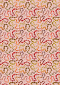 Leafy trail on mushroom pink
