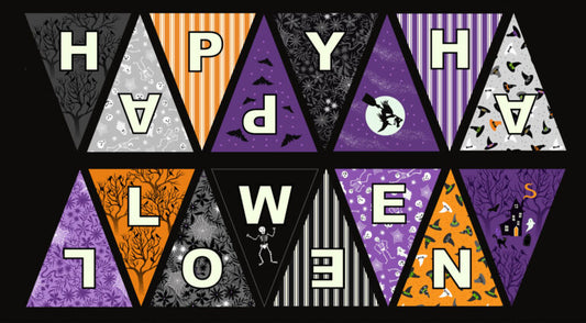Glow in the Dark Halloween Bunting
