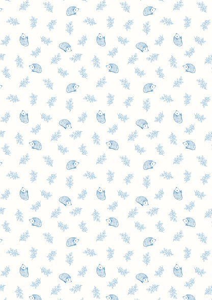 Little hedgehog on cream