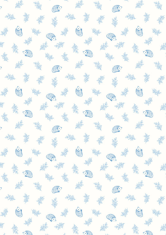 Little hedgehog on cream