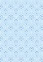 Woodland mushrooms on pale blue