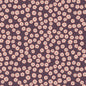 Simple flower on dark aubergine