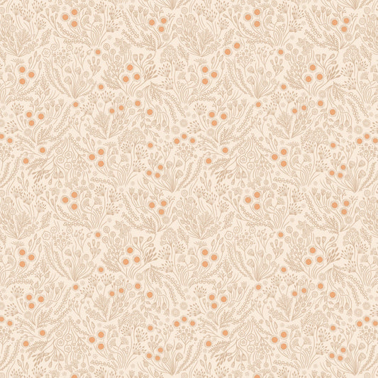 Floral seeds on light stone