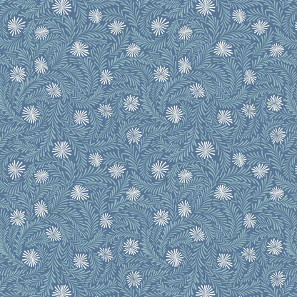 Frosty ice on mid blue with pearl