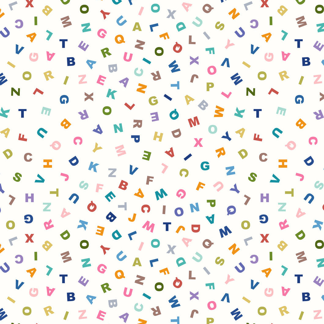 Letters on cream