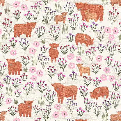 Summer meadow Highland on cream