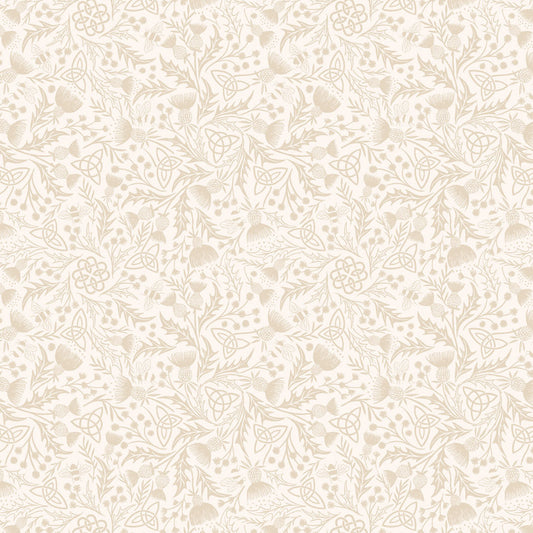 Celtic thistle cream on cream