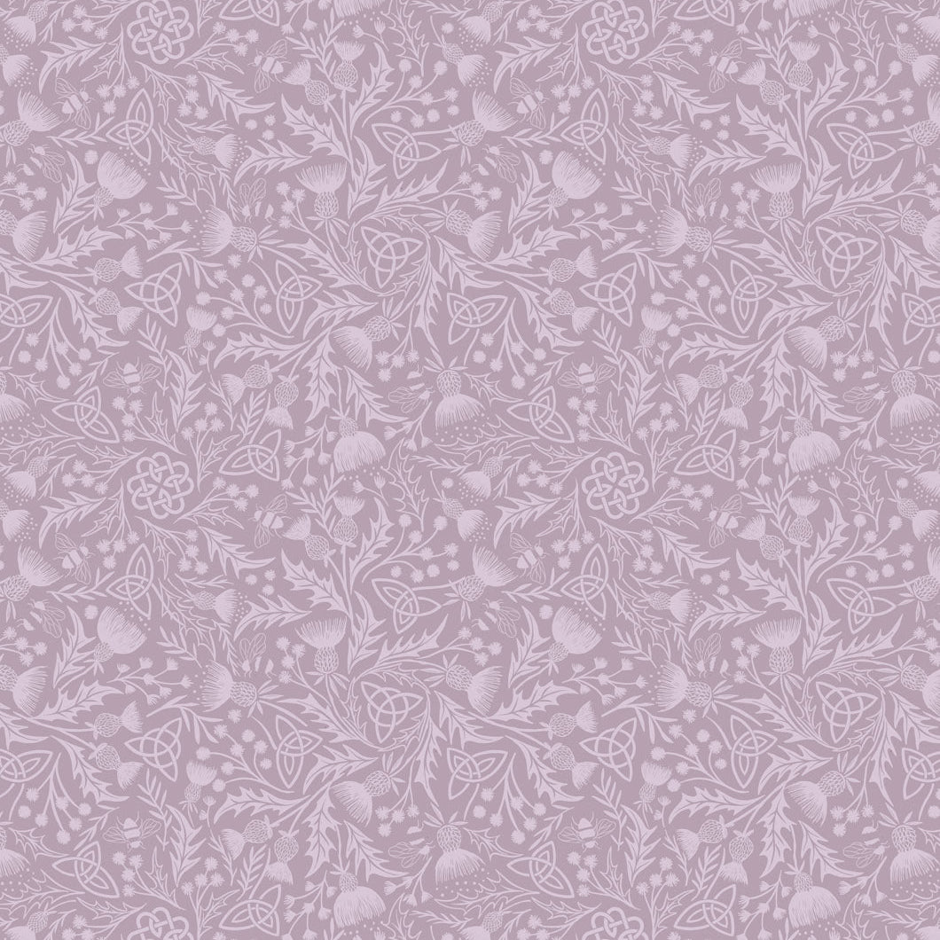 Celtic thistle on heather