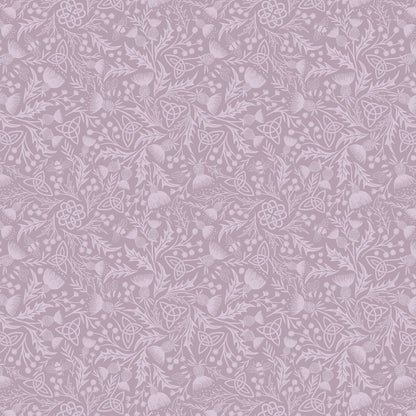 Celtic thistle on heather