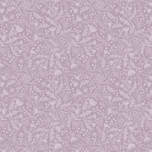 Celtic thistle on heather