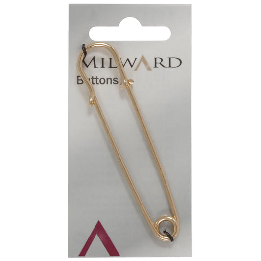 Metal Kilt Pin: Gold