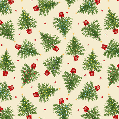Oh Christmas tree on cream