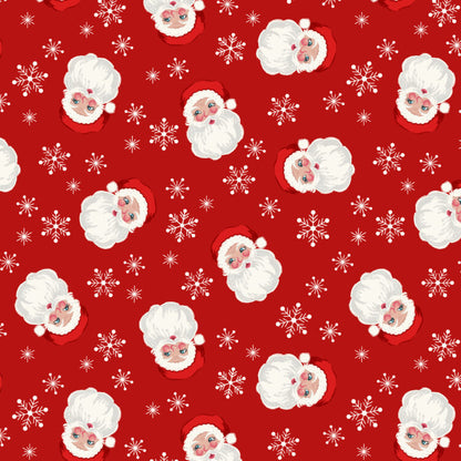 Santa on Red (with Pearl)