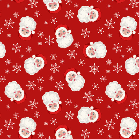 Santa on Red (with Pearl)