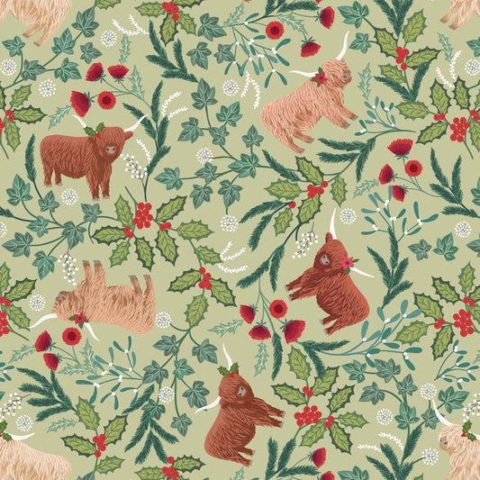Highlands on festive sage