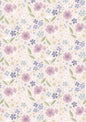 Floral Art on light pink