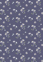 Daisies Dancing on navy blue