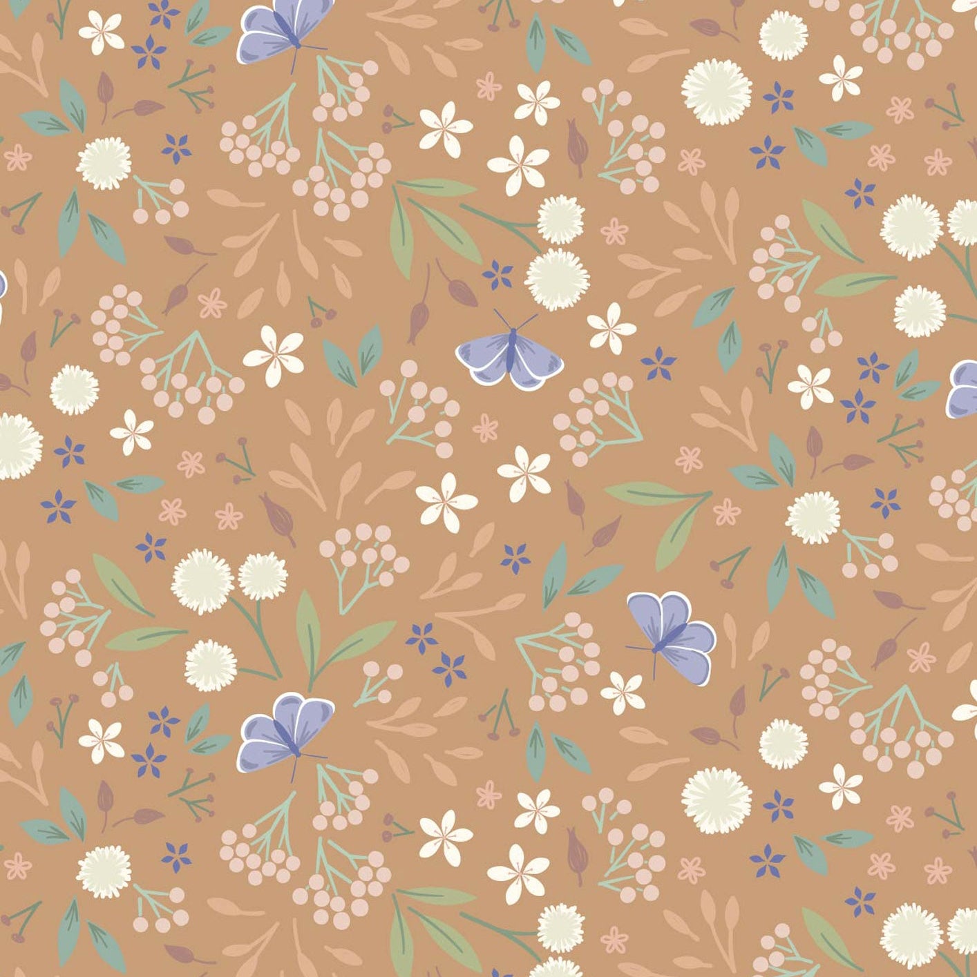 Floral Odyssey - Light Burnt