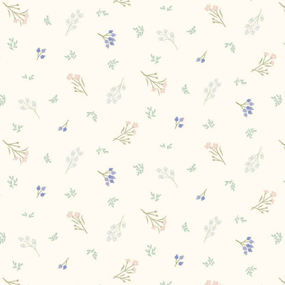 Scattered Sprig - Cream