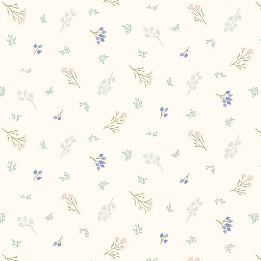 Scattered Sprig - Cream
