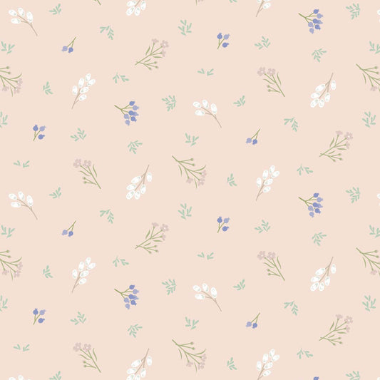 Scattered Sprig - Pale Peach