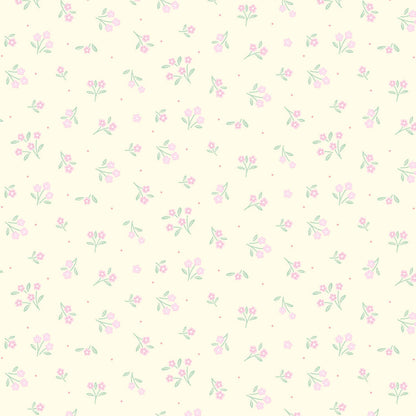 Ditsy Dance - Dark Cream